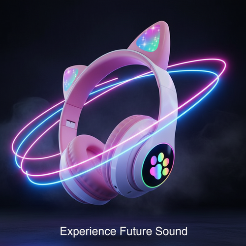 Charming Cat Ear Headphones